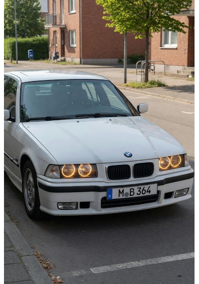 Bmw E36 Led Angel Halka Seti Amber Turuncu Far İçi Halka Takımı Premium Görünüm