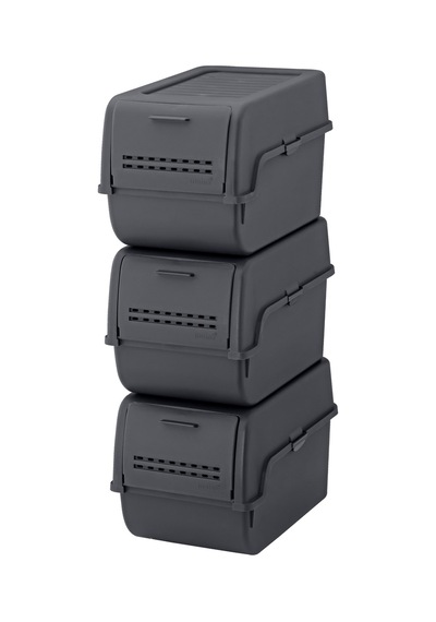 Technow Motek Mt-40 S-box 8 Litre 3'lü Çok Amaçlı Organizer Düzenleyici Antrasit 3 8litre Antrasit