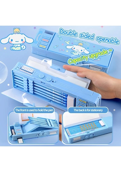 Sanrio Cinnamoroll Çok Fonksiyonlu Kalem Kutusu Büyük Kapasiteli Kalem Kutusu Melody-a Melody-a