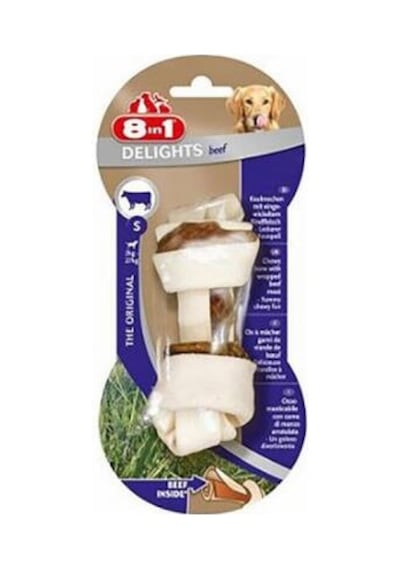 Delights Bones Biftekli Ağız Bakım Kemiği Köpek Ödülü Small 35 Gr
