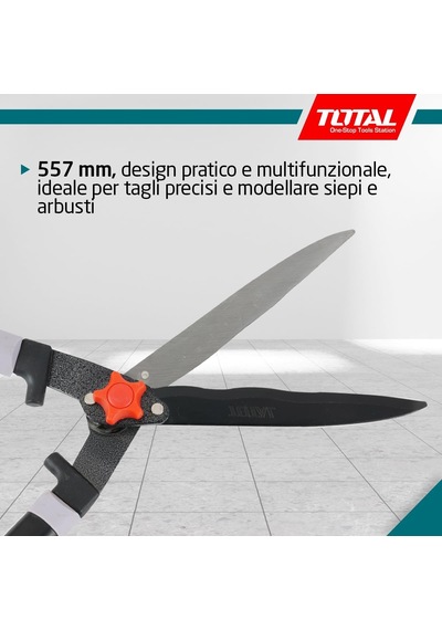 Çit Budama Makası 11 X 32 X 32 Cm Mavi Uzunluk 557 Mm Bahçe İşleri İçin Teflon Bıçaklı İki El Çit Makas