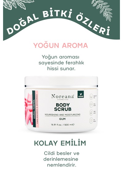 Sakız Aromalı Vegan Vücut Peelingi 500 Ml