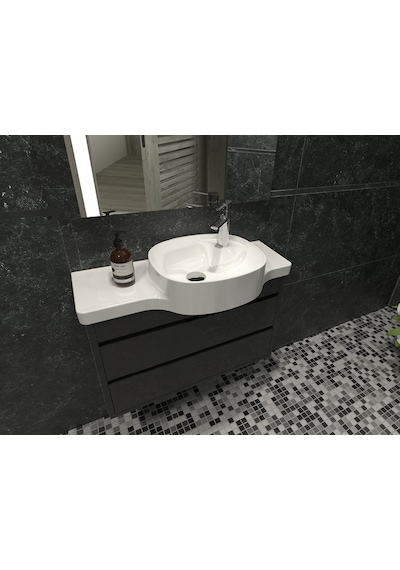 Turkuaz Seramik Cerastyle Harmony 80 x 37.5 x 26.4CM Lavabo
