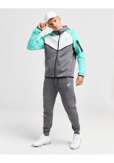 Nike Tech Fleece Fz Windrunner Hoodie Erkek Sweatshirt-sportxoutlet Gri - Beyaz