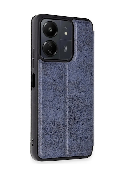 Xiaomi Redmi 13c Kılıf Flip Cover - Lacivert 0.2M-Çok Renkli