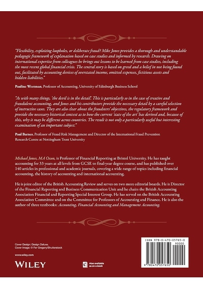 Creative Accounting, Fraud And International Accounting Scandals
