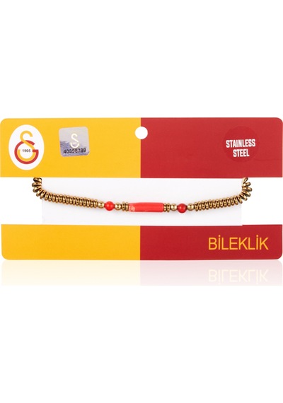 Gsstore Galatasaray Doğal Taş Hematit,varasit Çelik Bileklik U251239