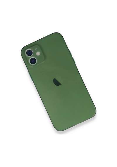 Apple iPhone Uyumlu 12 Mini Kılıf Pp Ultra İnce Kapak - Yeşil