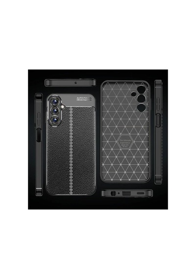 Samsung Uyumlu  Galaxy A15 4g Kılıf Auto Focus Kapak - Siyah 0.2M-Çok Renkli