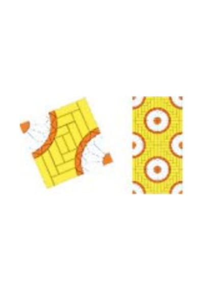 Plastik Parke Taşı Kalıbı Tretuar Papatya 5 Cm(5Ad)