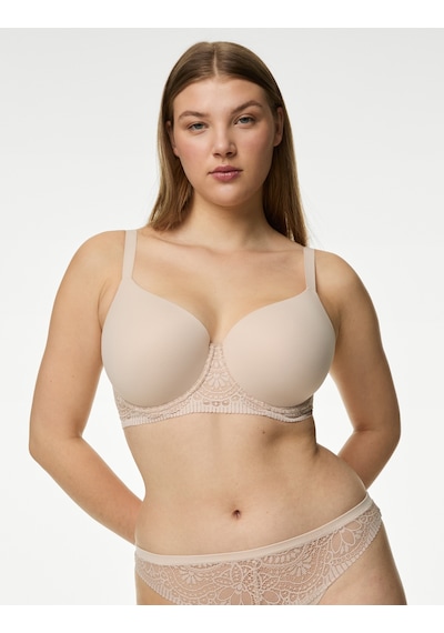 Marks & Spencer Body Soft:trade Mark: Destekli T-shirt Sütyeni Bej