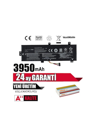 Lenovo Uyumlu Ideapad 510-15Ikb 80Sv. 510-15Isk 80Sr Batarya Pil
