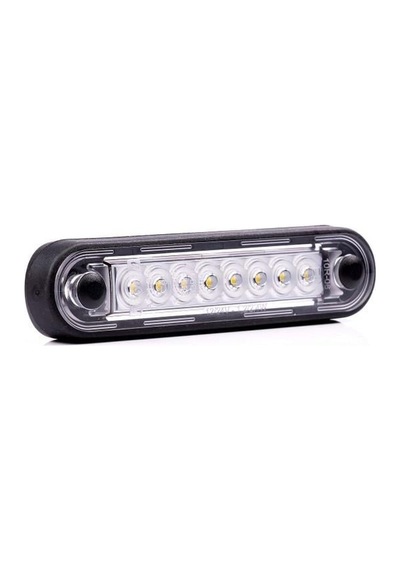 Frıstom 12v-36v Parmak Lamba 8-ledli Kablolu Beyaz 120 28 Mm