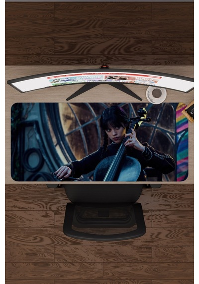 Wednesday 2 V1 90x40 Xxl Gaming Kauçuk Kaymaz Taban Mouse Pad Fare Altlığı