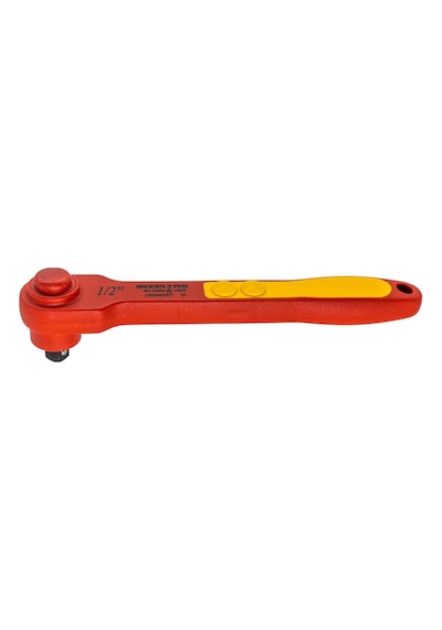 İzeltaş 13000005277 1/2" 1000v İzoleli Cırcır Lokma Kolu 30 Diş
