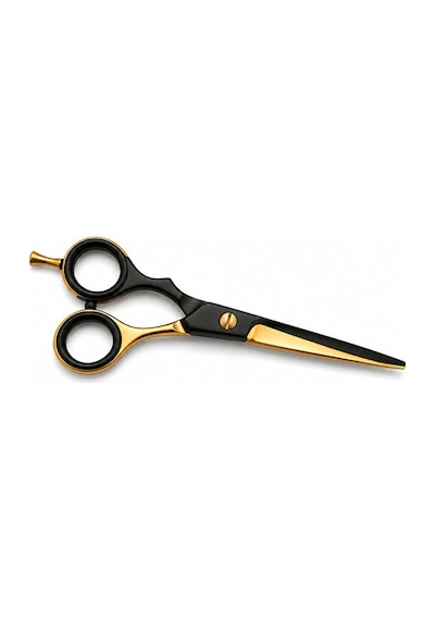 Profesyonel Barber & Kuaför Makası 6" Mat Siyah & Gold Özel Seri