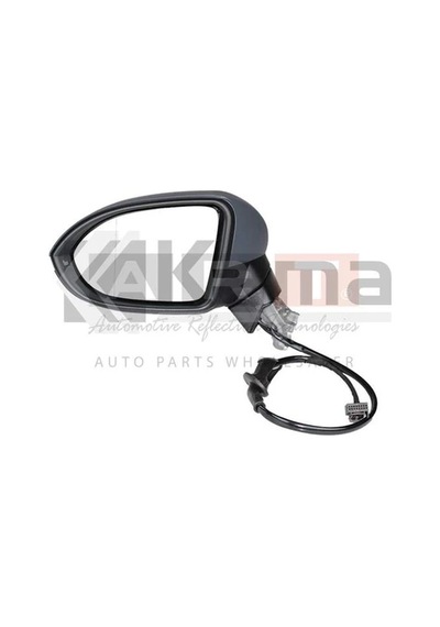 Vw Passat 2013- Dış Dikiz Aynası Sol Astarlı-otomatik Katlamalı 17 Pın Oem No:3g1857507bk