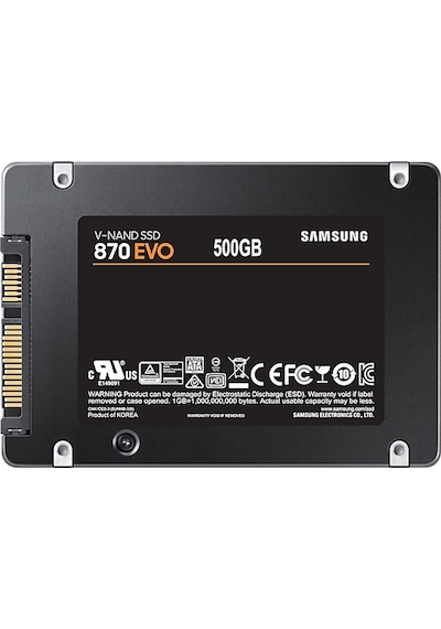Samsung 870 Evo MZ-77E500BW 2.5" 500 GB SATA 3 SSD