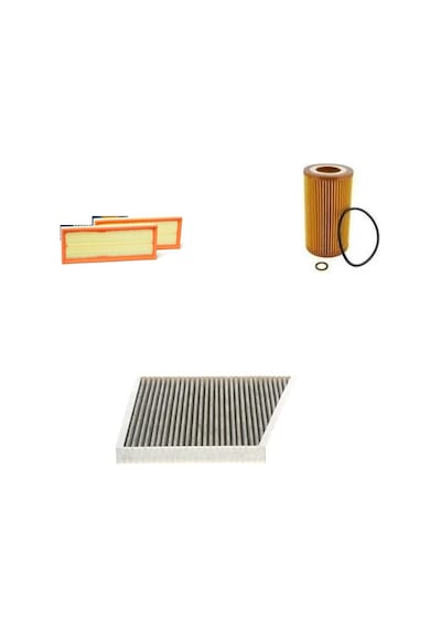 Sardes Filtre Seti Mercedes E350 W211 2005-2008 Benzin 3lü Hava + Yağ F. + Polen