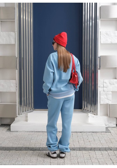 Fonna Fashion Esf-2304 Bayan Eşofman Takım Mavi
