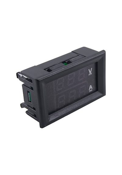 Symbee Dijital Voltmetre Ampermetre - 0-100v 10a Çift Gösterge Led Ekran