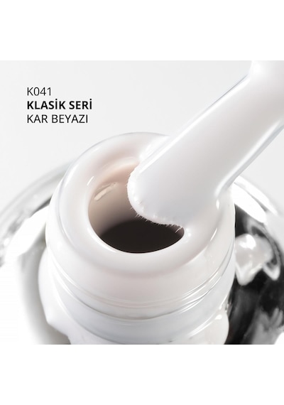 Kalıcı Oje K041, Kar Beyazı, 4 Ml Diğer