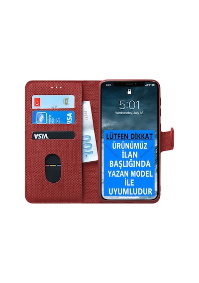 Redmi Note 9 Pro Kilif Kapakli Cüzdan Kredi Karti Para Bölmeli 485628311