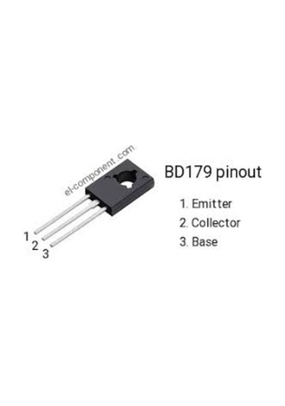 Bd 179 Transistör 5 Adet