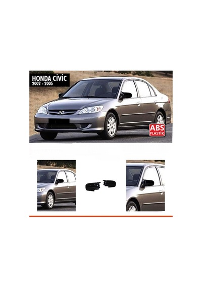 Honda Civic 2002-2005 Vtec2 Siyah Batman Ayna Kapagı