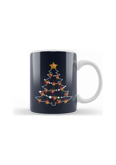 Nigel Farage Ukıp Christmas Tree Baubles Kupa Bardak Porselen Karışık