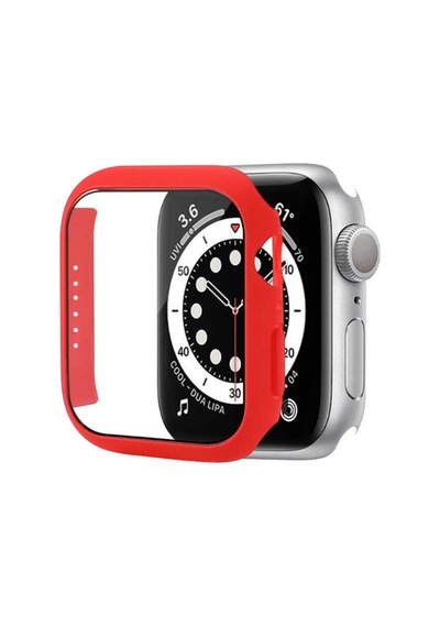 Apple Watch Uyumlu 7 45 Mm Ekran Koruyucu Cam 360 Derece Kasalı Tam Kaplama