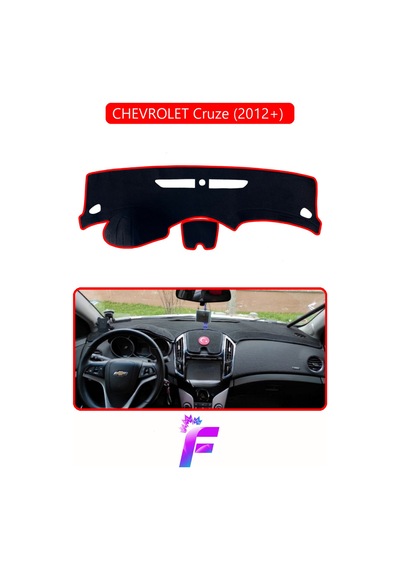 Chevrolet Cruze 2012+ Uyumlu Torpido Örtüsü Çatlama Ve Isıya Karşı Tam Koruma Araca Özel D57 Torpido Halısı