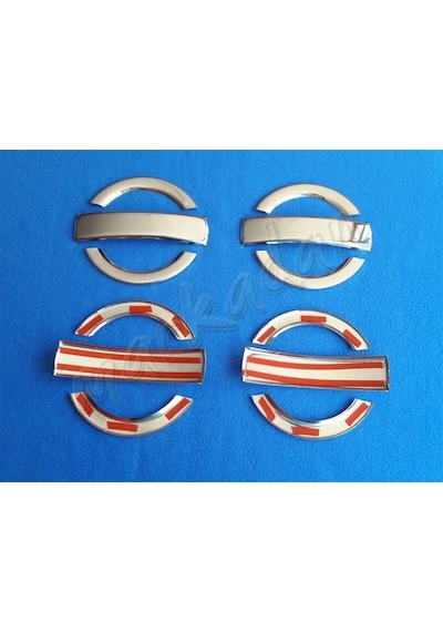 Fiat Doblo Krom Kapı Kolu 2000-2012 4 Kapı Paslanmaz Çelik