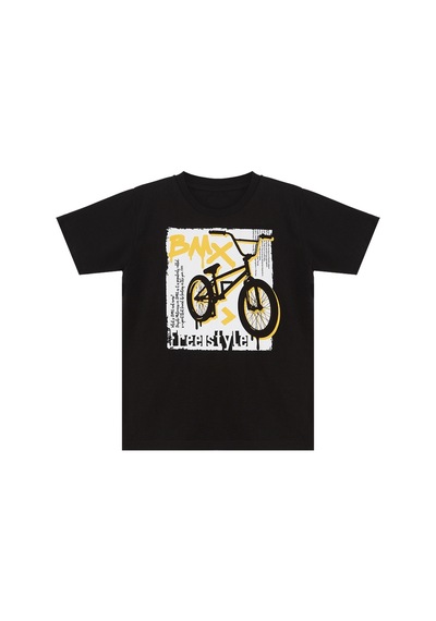 Denokids Mshb&g Bisiklet Erkek Çocuk T-shirt Kapri Şort Takım Çok Renkli