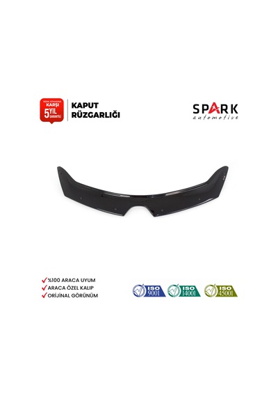 Renault Clio 4 2012-2020 Yıl Aralığı Uyumlu Kaput Rüzgarlığı 3mm
