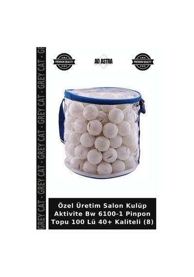 Özel Üretim Salon Kulüp Aktivite Bw 6100-1 Pinpon Topu 100 Lü 40+ Kaliteli 8