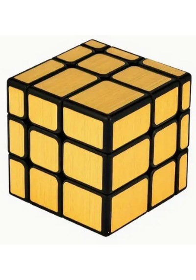 Zetconcept 3x3 Altın Rengi Aynalı Zeka Küpü, Profesyonel Hız Küpü, 3x3 Golden Mırror Ayna Küp -zeka Küpü - Pro