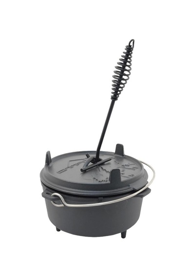 Campout Döküm Tencere 10 Inch Çok Renkli