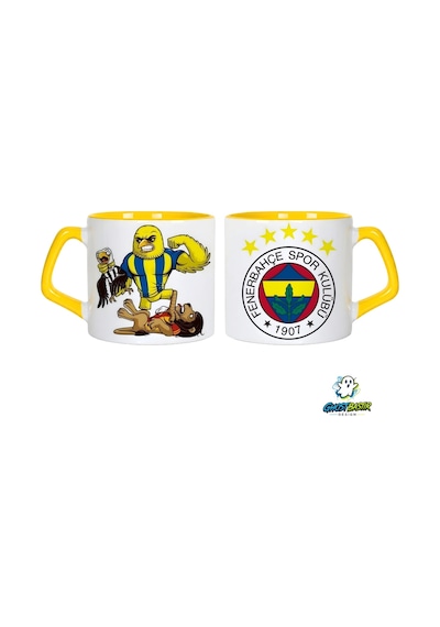 Fenerbahçe Kupa Bardak Tek Adet 0689 Çok Renkli
