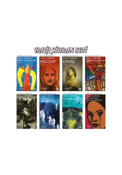 Halil Cibran Kitapları - Ciltli 8 Kitap Set & Kırık Kanatlar...