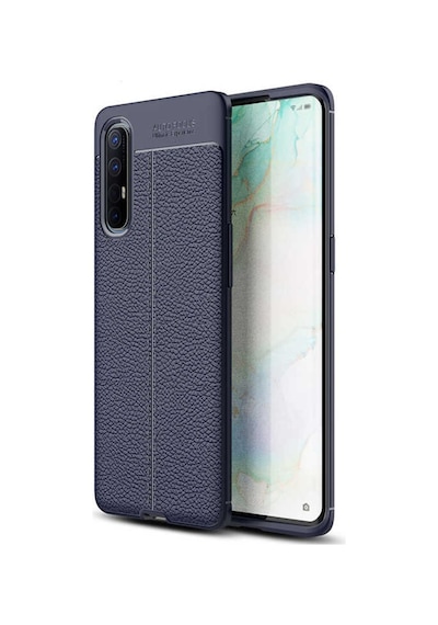 Oppo Reno 3 Pro 5G Kılıf Zore Niss Deri Desenli Silikon Kılıf