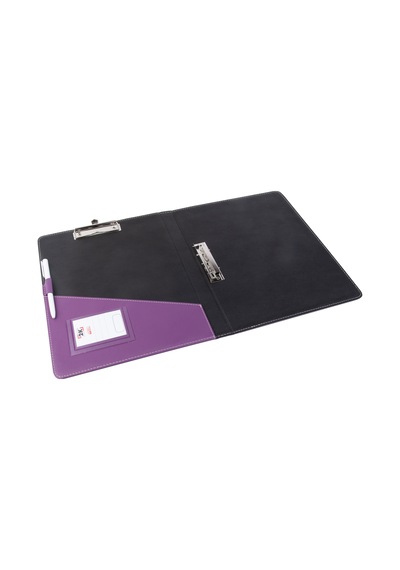 Evrak Sunum Tanıtım Firma Klasörü Sekreterlik A4 150 Yaprak Kapasiteli Ring Binder File Vegan 26,5x32 Cm. Lila