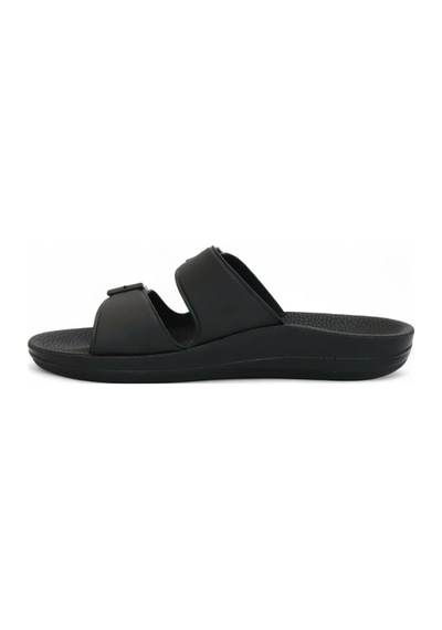 Ceyo 2142-9890 Tam Anatomik Unisex Hac Ve Umre İçin Dikişsiz Terlik Siyah