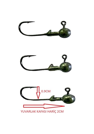 Captain Jig Head No:3 İğne 2gr Zoka 3 Adet