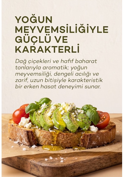 Organik Erken Hasat Soğuk Sıkım Zeytinyağı - İçimlik - Anne & Bebek & Çocuk - Dağ Havası 500ml