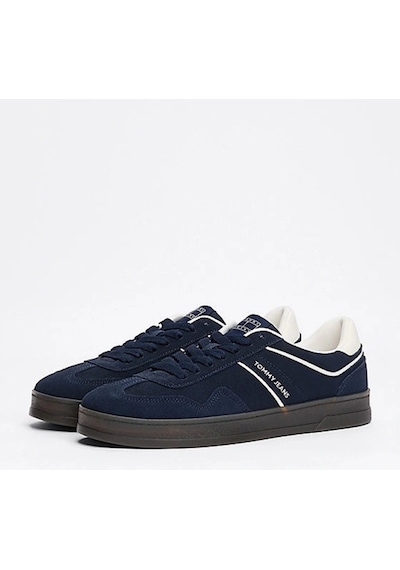 Tommy Hilfiger Tommy Jeans Erkek Lacivert Greenwich Süet Sneaker Lacivert