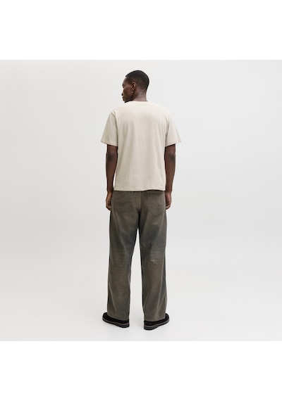 Jack & Jones Erkek Gögüs Logo Baskili Tisört - Devin - 12290173 Çok Renkli