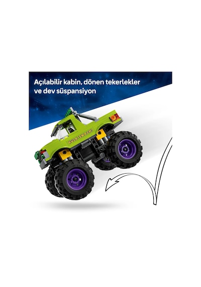 LEGO® ǀ Marvel Hulk Kamyonu, Thanos'a Karşı 76312 - 7 Yaş ve Üzeri Çocuklar için Süper Kahraman İçeren Yaratıcı Oyuncak Yapım Seti (229 Parça) LEGO® ǀ Marvel Hulk Kamyonu, Thanos'a Karşı 76312 - 7 Yaş ve Üzeri Çocuklar için Süper Kahraman İçeren Yaratıcı Oyuncak Yapım Seti (229 Parça)