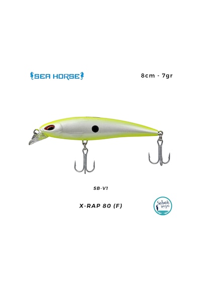 Sea Horse X-rap F 8cm 7gr Sb-v1