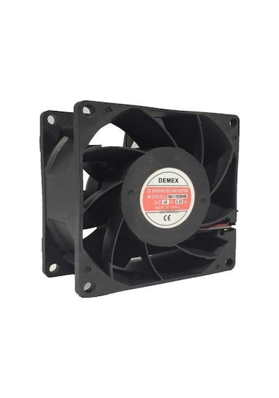 Demex 80X80X38Mm 48V Dc Kare Fan Rulmanlı